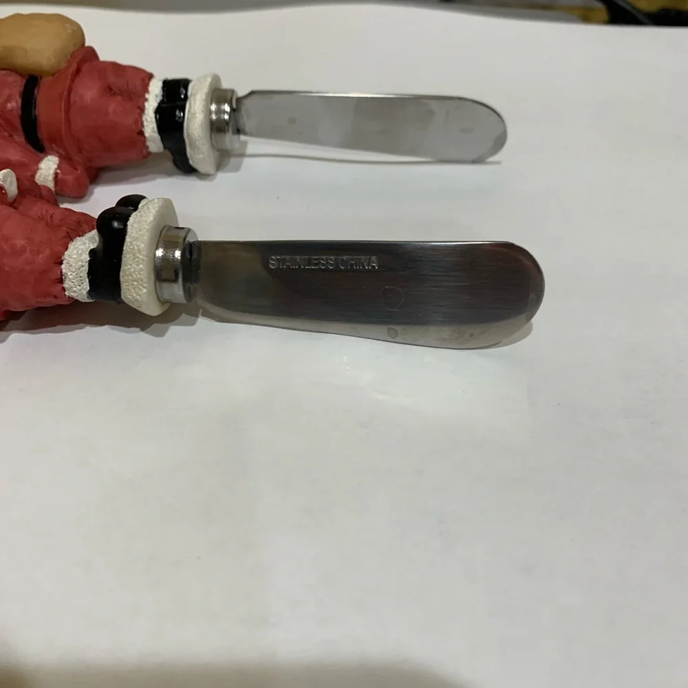 Williams-Sonoma Santa Claus Cheese Spreaders 2003